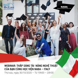 Webinar: Thắp sáng tài năng nghệ thuật của bạn cùng học viên Naba – Italy